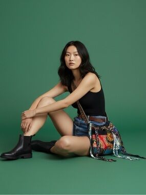 Handmade Patchwork Boho Crossbody Bag